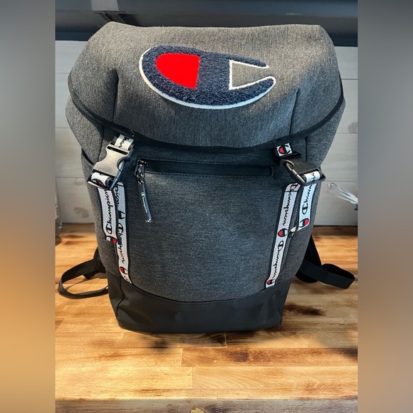 Champion Handbags - Champion Dark Heather Gray Backpack